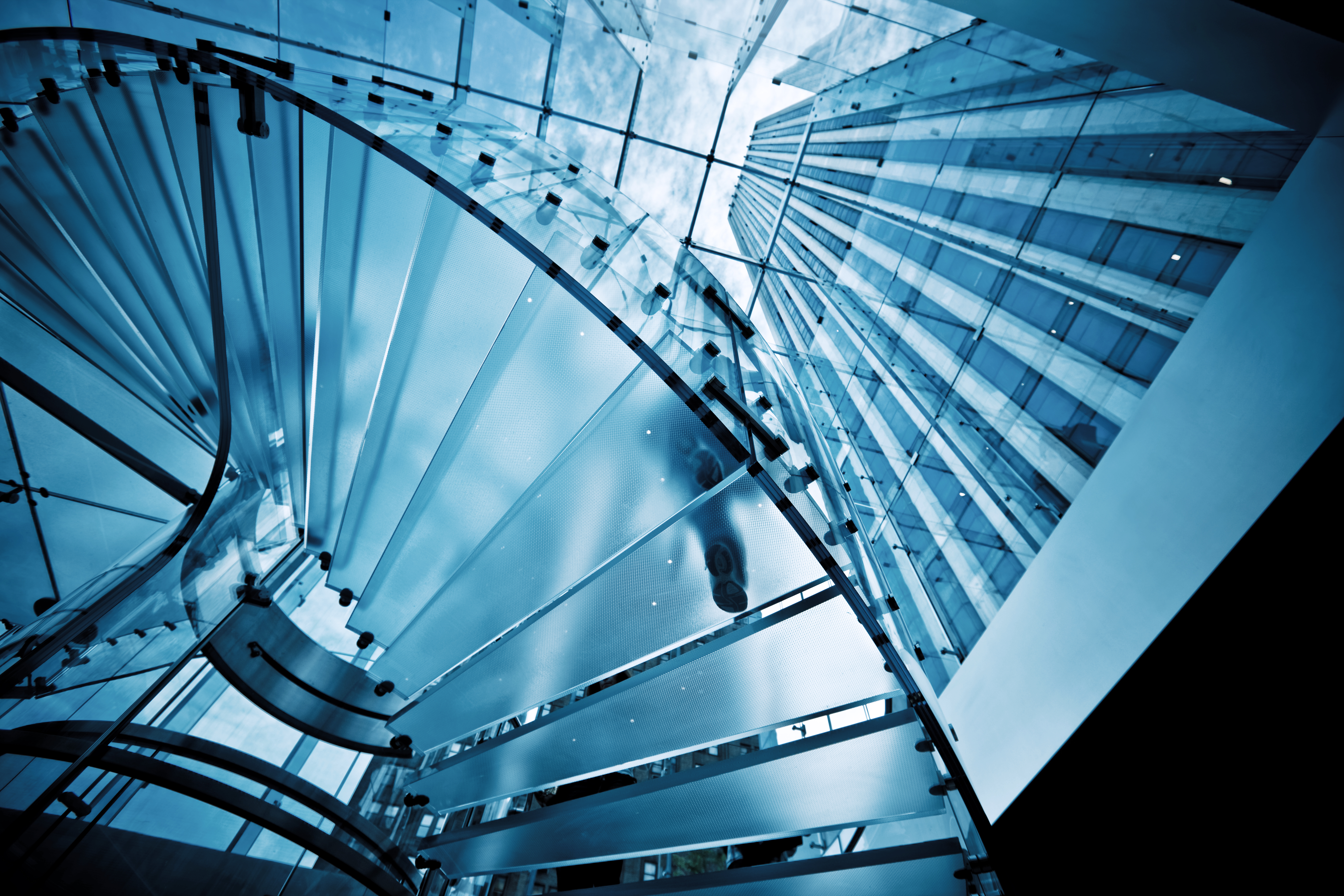 Modern Glass Staircase in New York